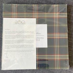 Sealed limited edition Brooks Brother 200 Years of style book